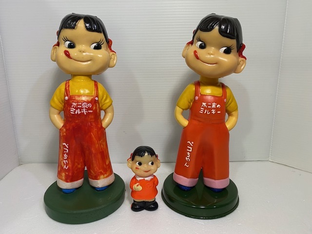 木台☆カウンター用☆店頭用☆不二家☆首ふり☆ハカマ☆ペコちゃん