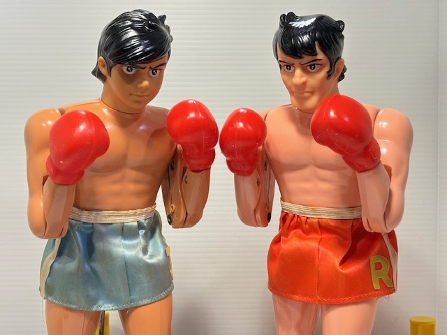 大型☆トミー☆あしたのジョー☆矢吹ジョー・力石徹☆ボクシング☆人形