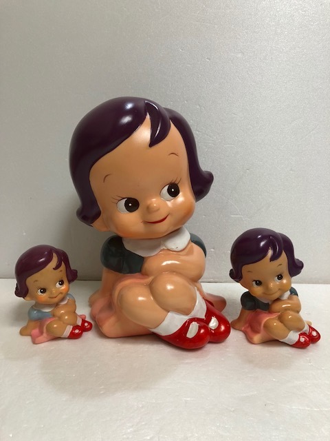 カウンター用・店頭用☆第一勧業銀行 のばらチャン ソフビ人形 大型 21．