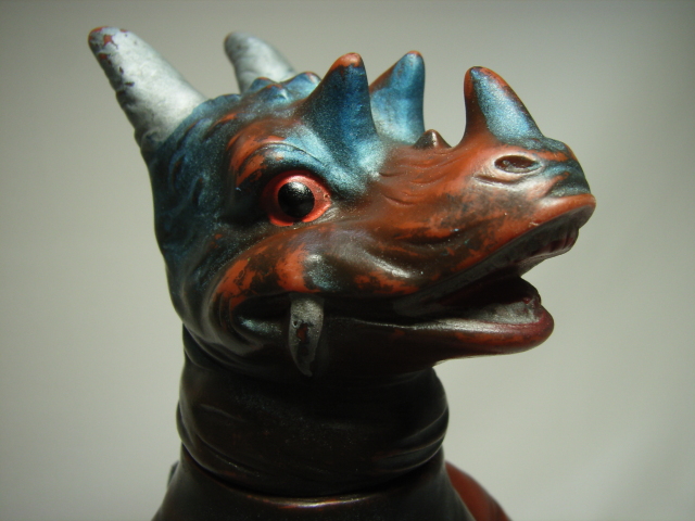 マルサン パゴス ウルトラQ 怪獣 ソフビ人形 スタンダード ブルー