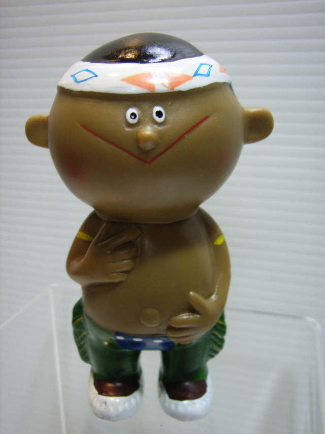 シスコ シスコーン坊や ソフビ人形 9.5cm 企業 詳細不明 現状 【TO2842】