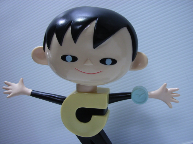 復刻版☆カウンター用 シチズン時計 シーちゃん 首ふり ソフビ人形 大