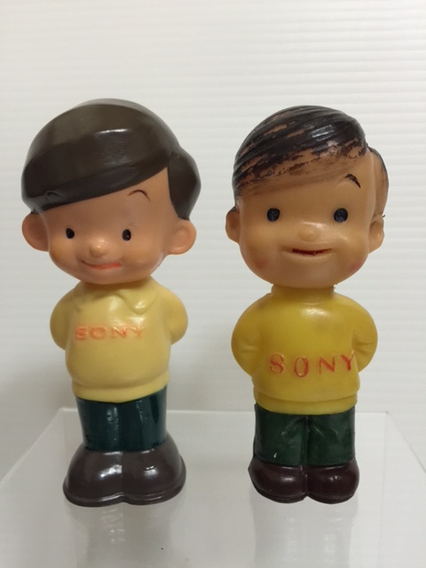 初代 SONY ソニー坊や ソフビ人形 10．0cm 当時物 非売品 企業物