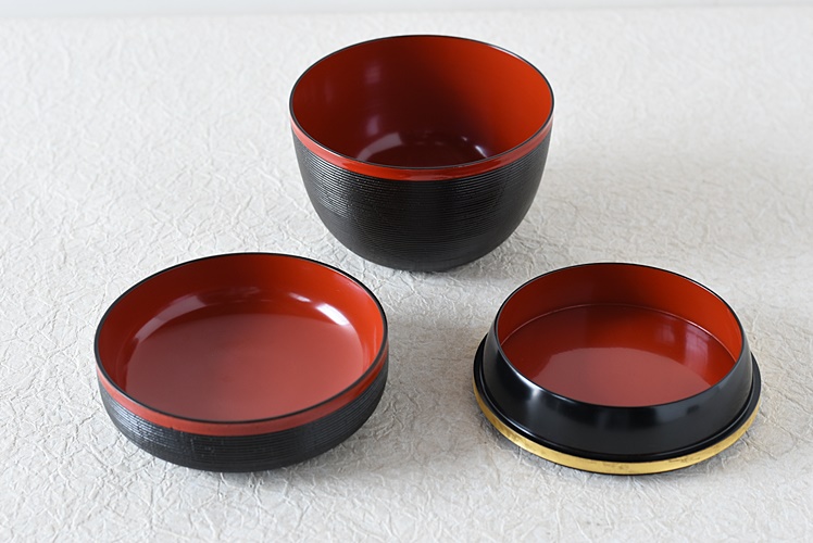 天然木製漆塗 信玄弁当 - 生活骨董と古布のアンティークショップ