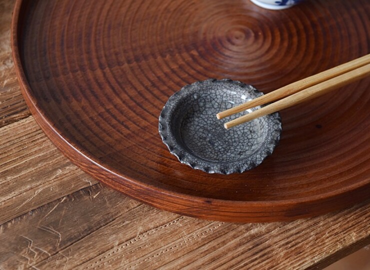 御深井焼 豆皿 5枚セット - 生活骨董と古布のアンティークショップ