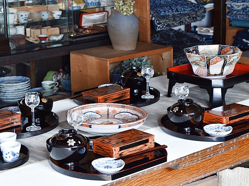 根来塗田楽箱 - 生活骨董と古布のアンティークショップ antique TANTRA