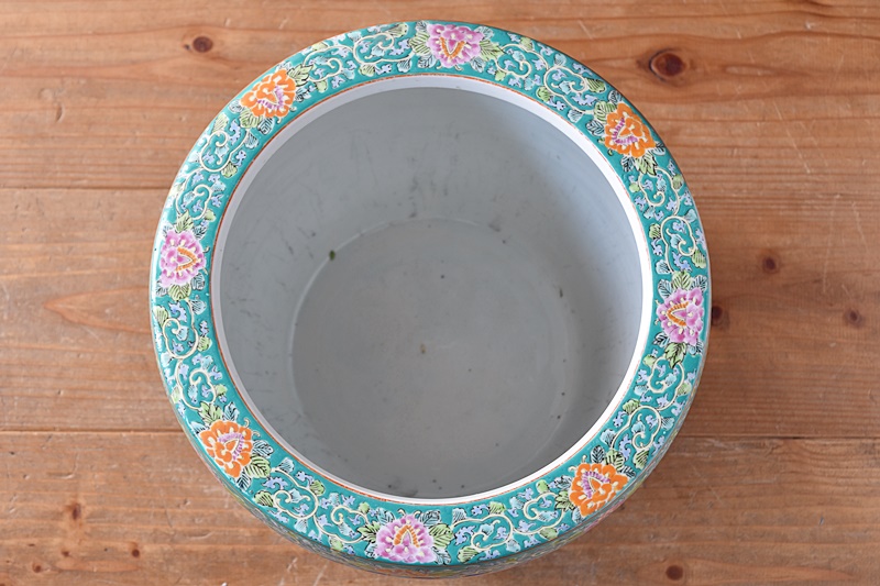 十錦手の火鉢 - 生活骨董と古布のアンティークショップ antique TANTRA