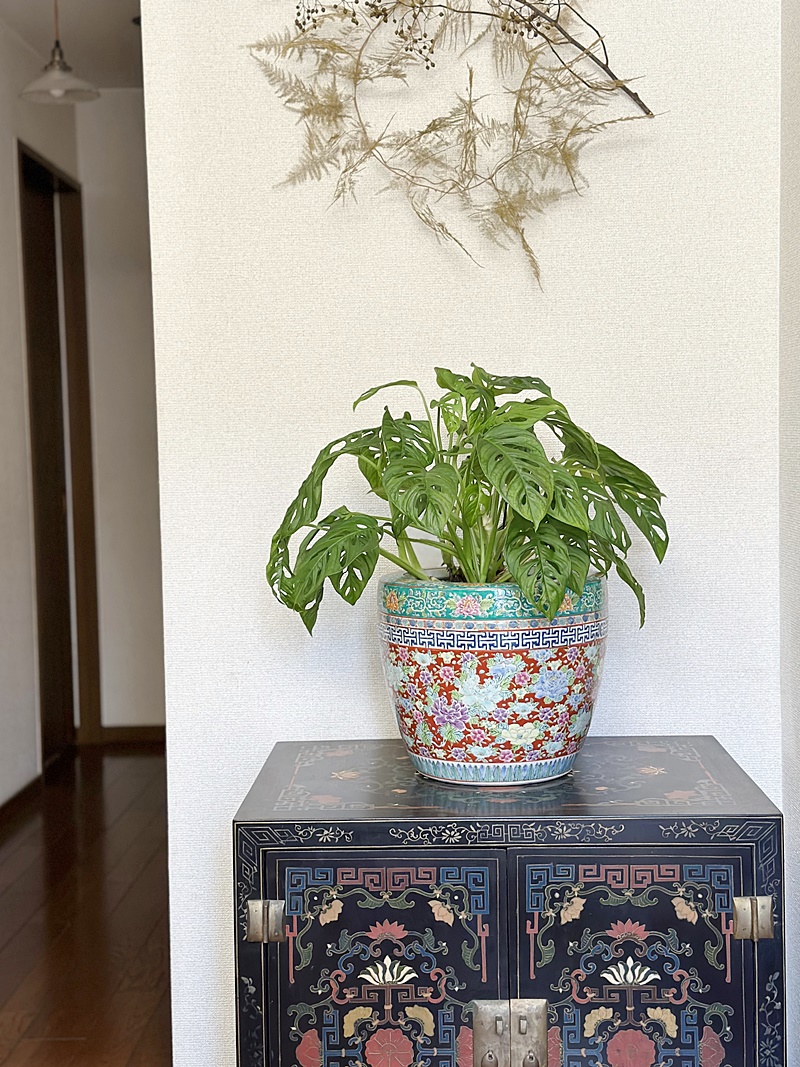 十錦手の火鉢 - 生活骨董と古布のアンティークショップ antique TANTRA