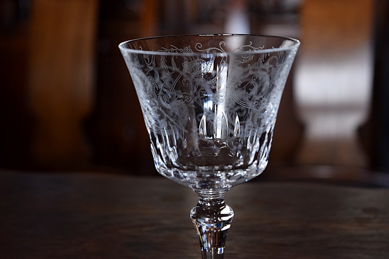 バカラ パルメ ワイングラス Baccarat グラス - 生活骨董と古布の