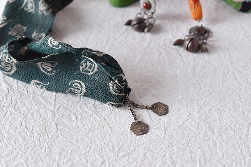 縮緬細工 創作人形 獅子舞 松本勝子 - 生活骨董と古布のアンティーク