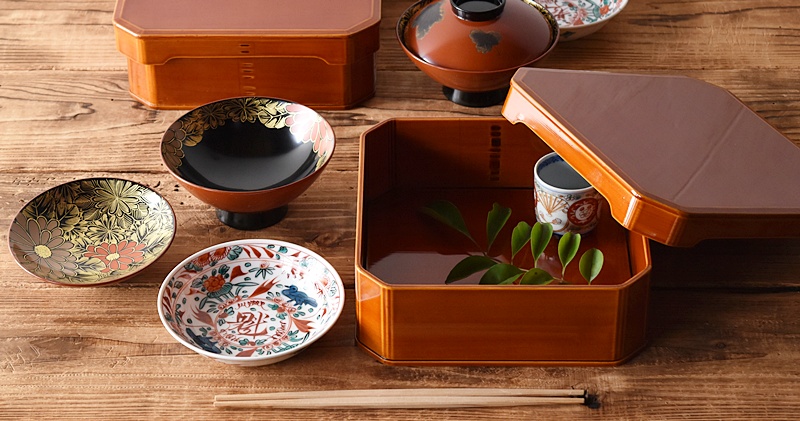 輪島塗 ワジマ漆輝堂 大極上本堅地 沈金蒔絵 菊尽くし 吸物椀 - 生活