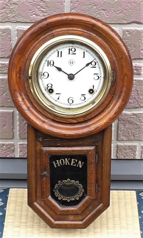 姫・ラウンドドロップ・八日まき掛け時計・大正時代 - アンティーク