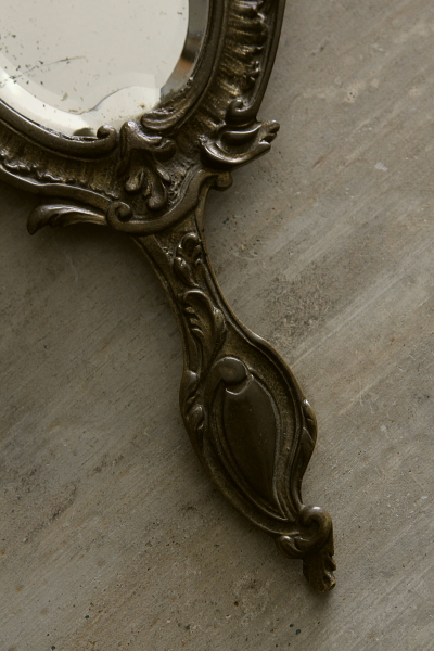 アンティークハンドミラー フランス 手鏡 ルイ15世 【Antiques Truffle
