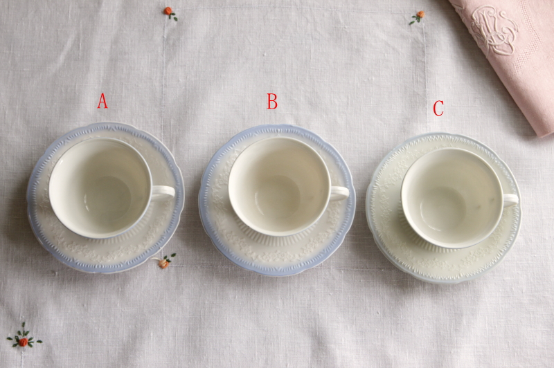 アンティークファイヤーキング fire king アリス ヴィトロック ブルー