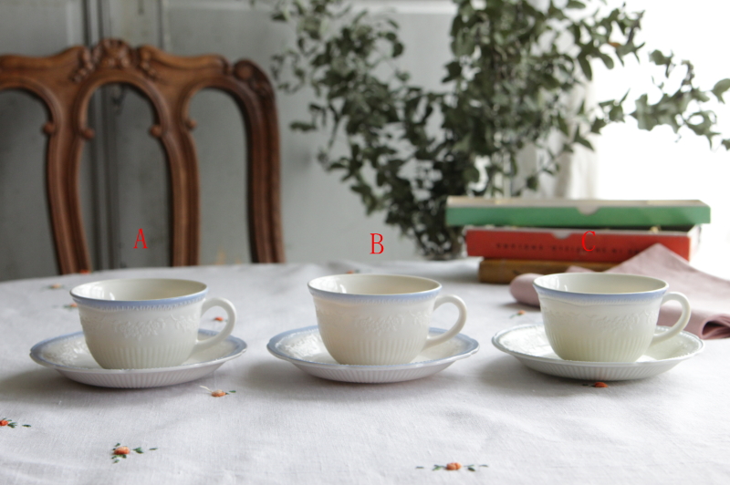 アンティークファイヤーキング fire king アリス ヴィトロック ブルー