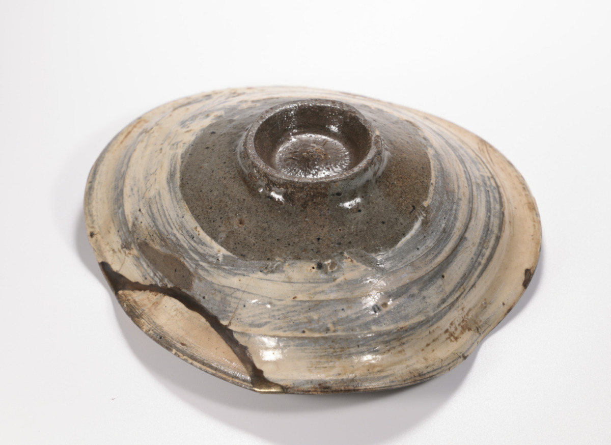 李朝刷毛目茶碗「浅瀬」 - 古好屋