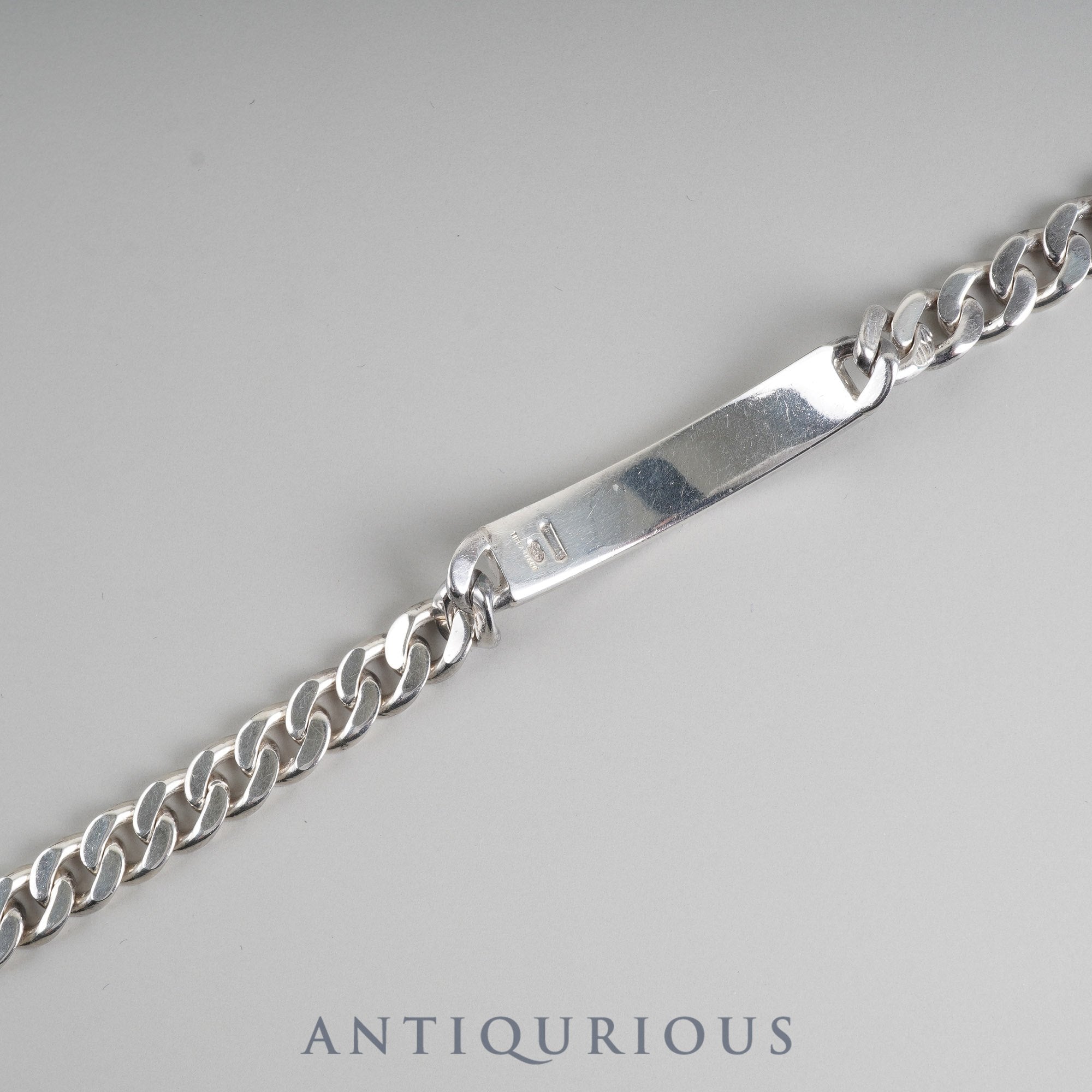 ティファニー ブレスレット ID 喜平 チェーン スターリングシルバー 箱