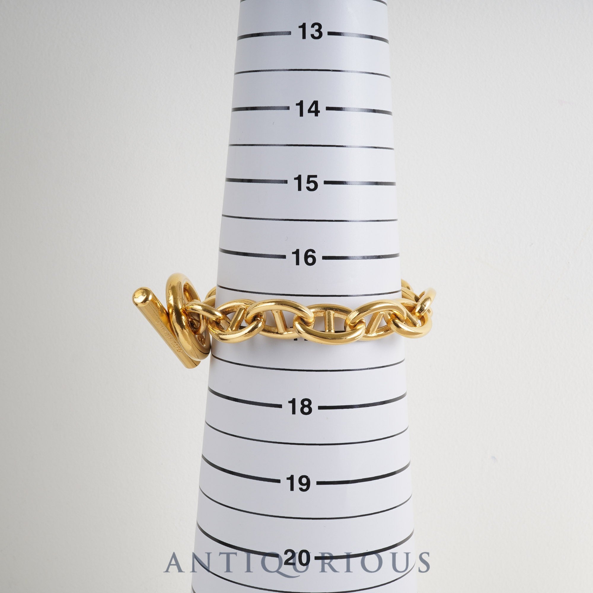 グッチ ブレスレット アンカーチェーン GP 箱 保存袋 91年刻 トム