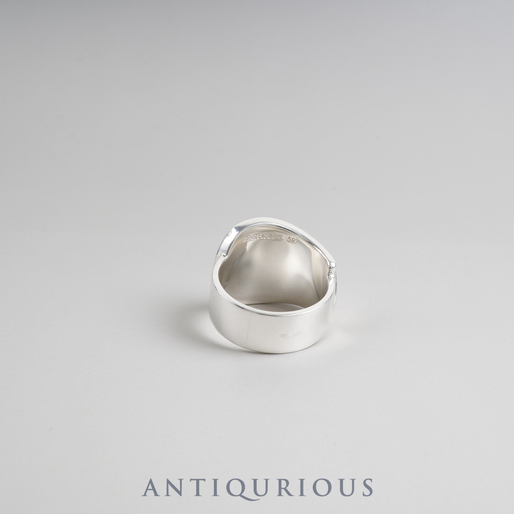 エルメス リング バックルモチーフ スターリングシルバー#59 ※実寸19.5