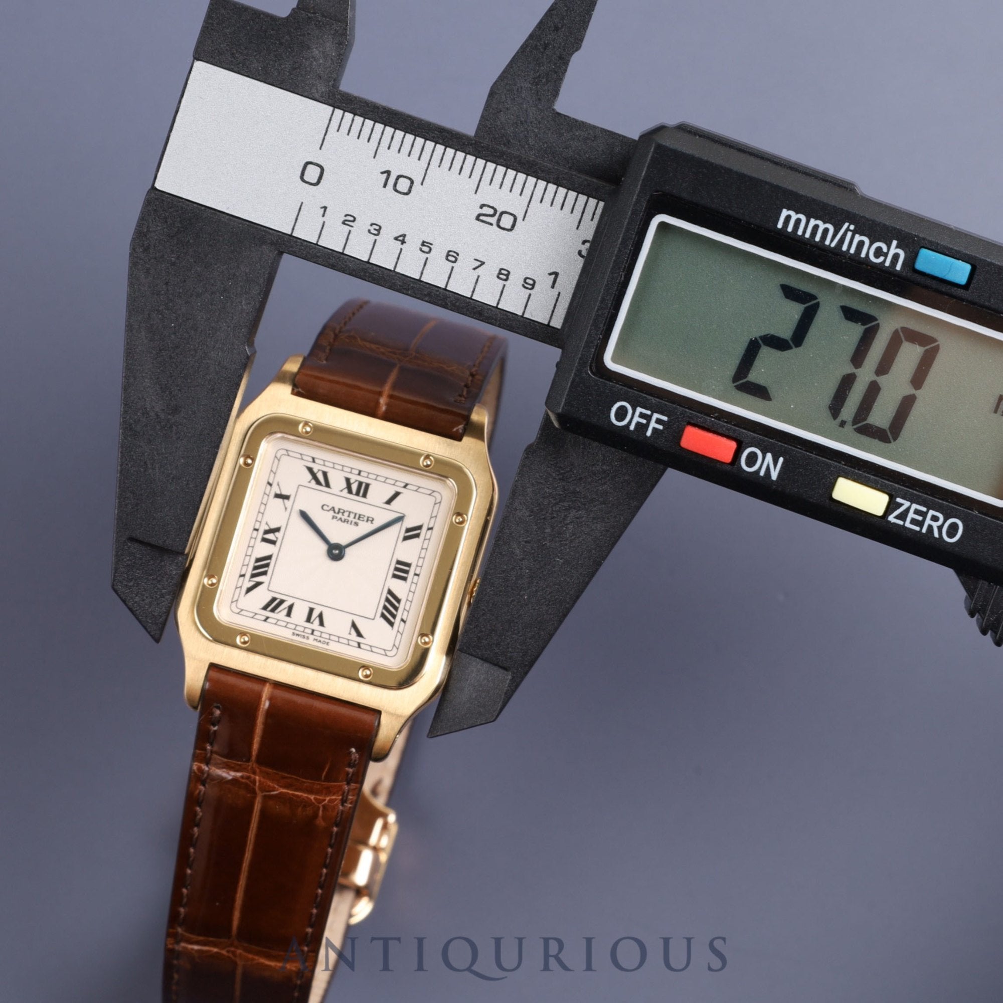 カルティエ サントス デュモン LM CPCP W1527751 / 1576 手巻き Cal