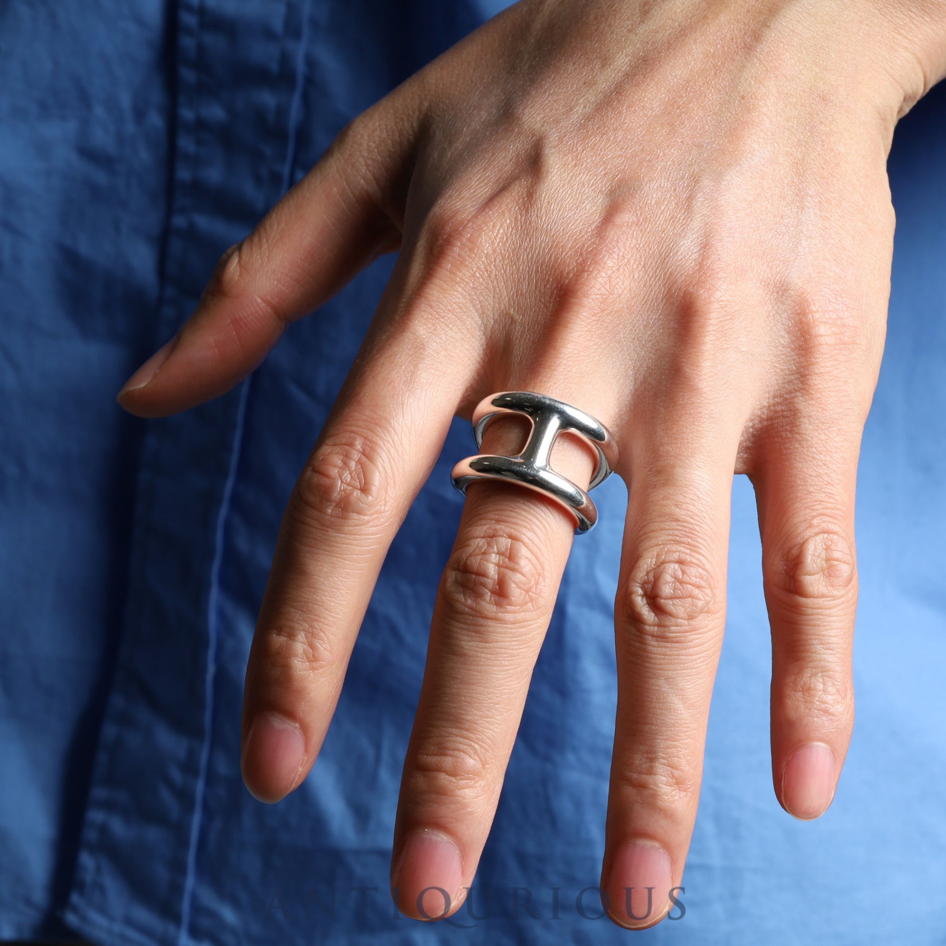 エルメス リング オスモズ GM SV925 #57 箱 24年刻 | 東京銀座の