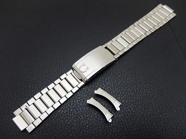 BR-1963| オメガ 18mm幅 3連エクステンション キャタピラブレスレット