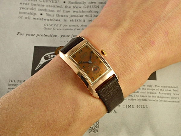 HA-1531| グリュエン GRUEN 14金ピンクゴールド無垢 カーベックス 箱