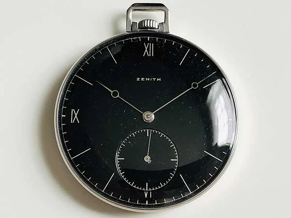 HA-5952| ゼニス 懐中時計 ブラックダイアル