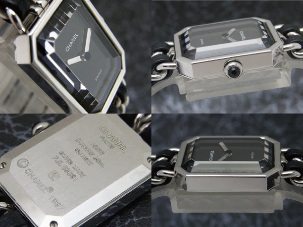 HA-6549| シャネル プルミエール ロック Mサイズ SS オクタゴンケース