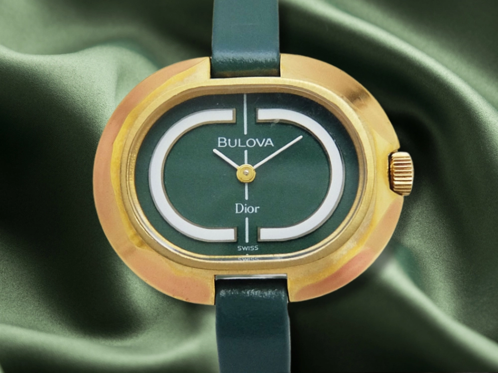 HA-7390| ブローバ ディオール レディース Wネーム Ref.7449 Cal.5BD