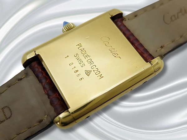 HB-0143| カルティエ プレマストタンク SM Ref.1 Cal.78-1 金張り