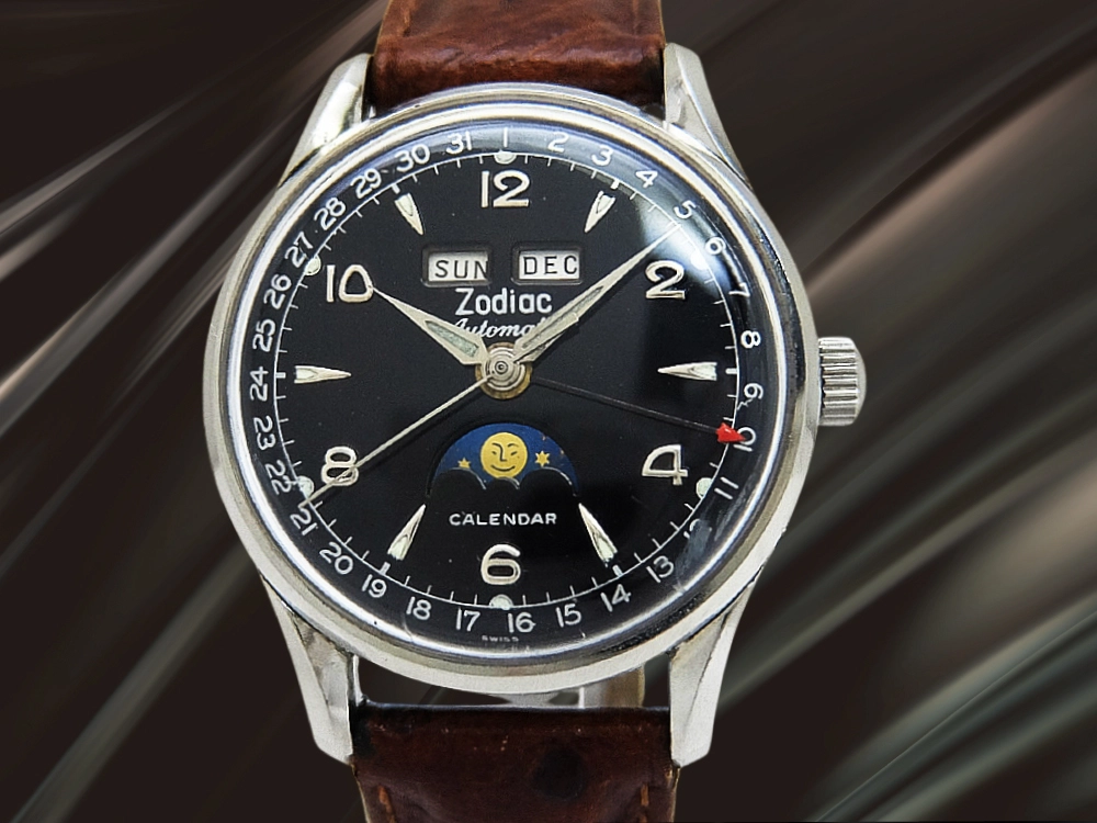 HB-0297| ゾディアック トリプルカレンダー ムーンフェイズ Ref.908