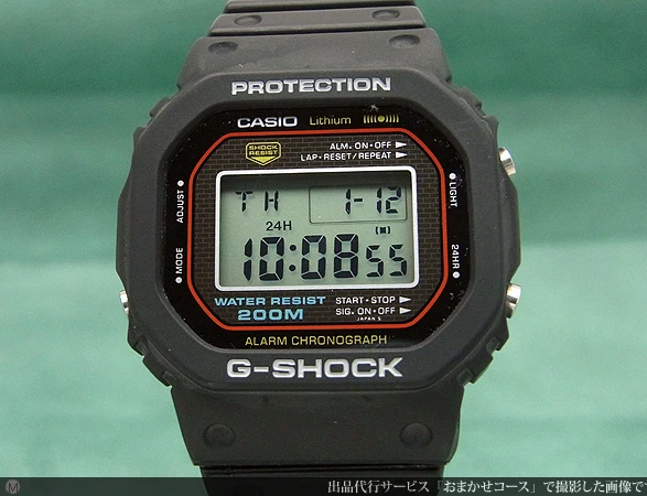 JA-0466| カシオ G-SHOCK Gショック 初代モデル DW-5000C-1A タフネス