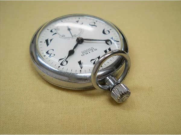 JA-0483| セイコー 鉄道時計 PRECISION 15石 秒規正付き SECOND