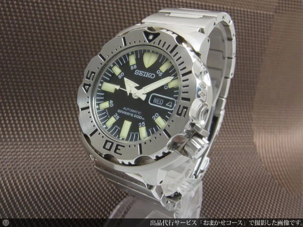 JA-1499| セイコー ブラックモンスター ダイバー 7S26-0350