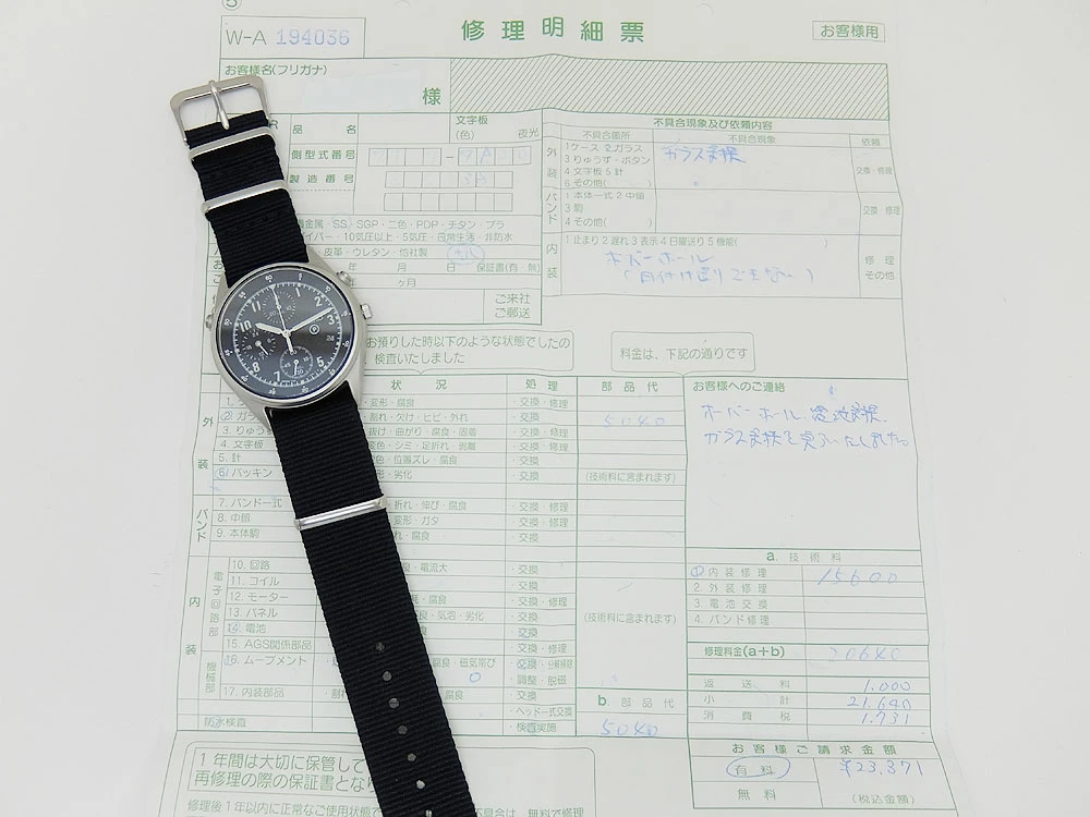 JA-2497| セイコー RAF GEN2 7T27-7A20 クロノグラフ Pマーク クオーツ