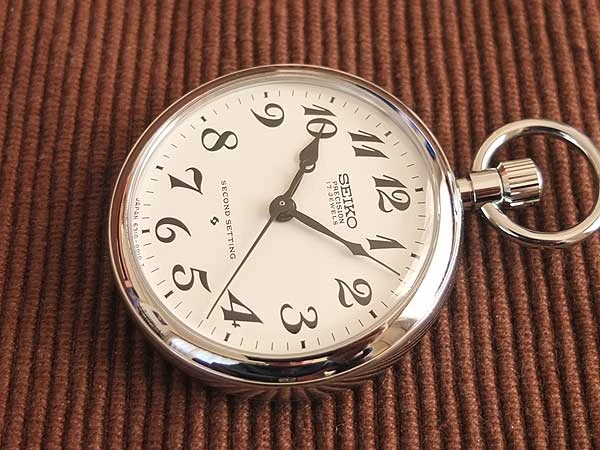 JA-2114| セイコー 鉄道時計 6310-0010 17石 セコンドセッティング