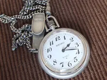 JA-3355| セイコー ワコー SEIKO WAKO 和光 限定 懐中時計 銀製 5740