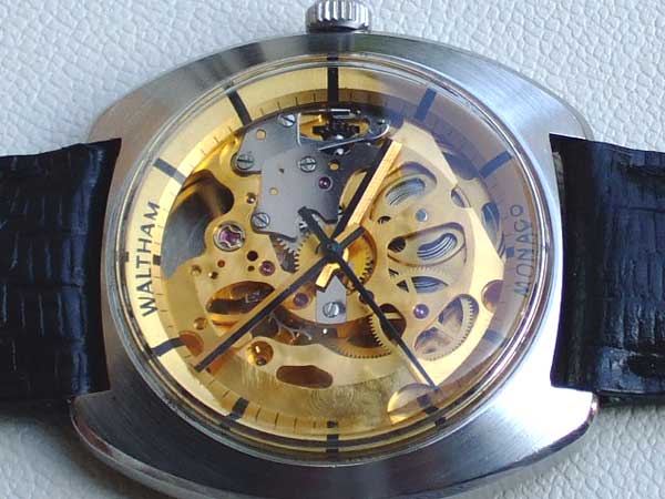 ウォルサム モナコ スケルトン | アンティーウオッチマンはROLEX