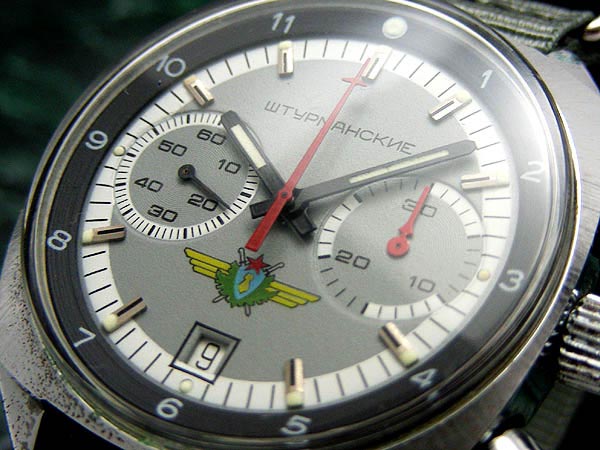 シュトゥルマンスキー STURMANSKIE 2レジスター 手巻きクロノグラフ