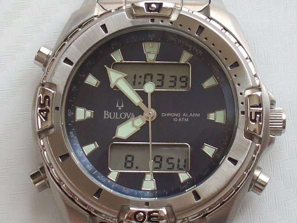 ブローバ BULOVA デジアナ クォーツ BOX・取説・ギャランティーカード