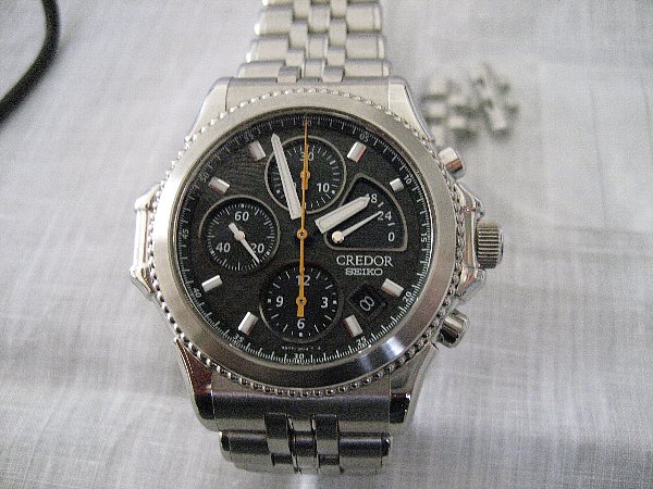 セイコー クレドール パシフィーク・パワーリザーブ クロノグラフ 2000