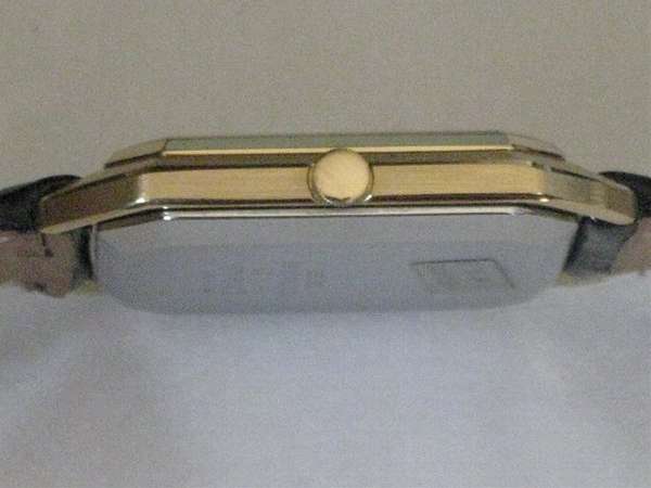 セイコー ツインクオーツ 9721-5040 薄型 スクエア型 ゴールド | アン