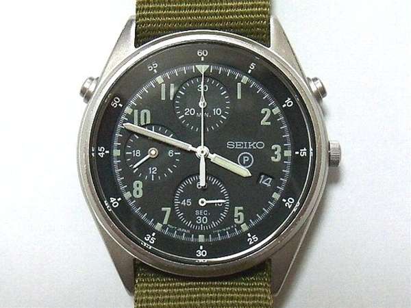 セイコー 英国軍使用 ミリタリー・クロノグラフ Gen.2 | アンティー