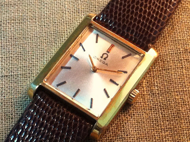 オメガ アンティーク レクタンギュラー 手巻 2針 | アンティー