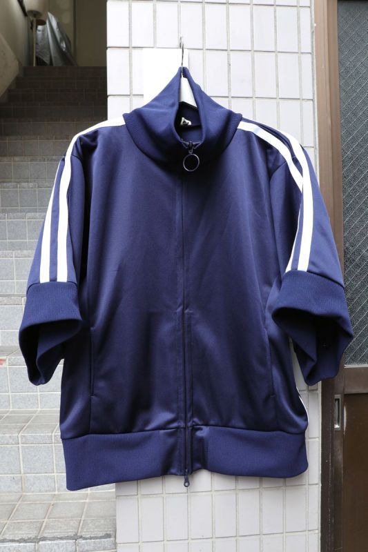 niitu ニーツ】キモノジャージブルゾン NAVY