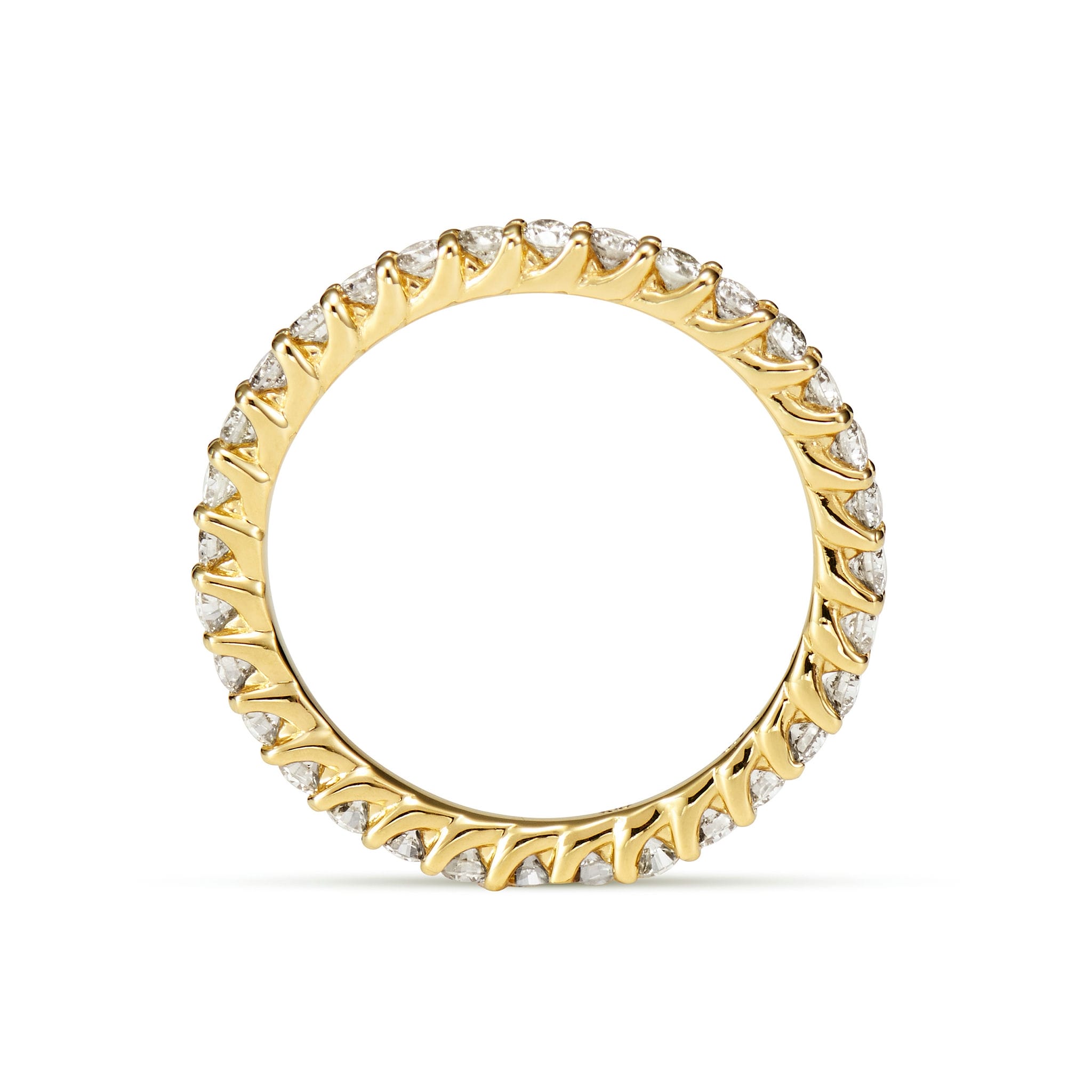 フルエタニティ リング ダイヤモンド 計0.70ct K18YG イエローゴールド