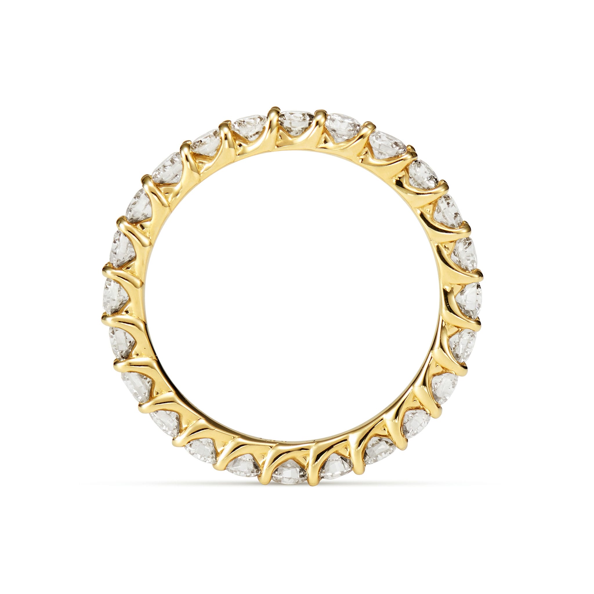 フルエタニティ リング ダイヤモンド 計1.50ct K18YG イエローゴールド