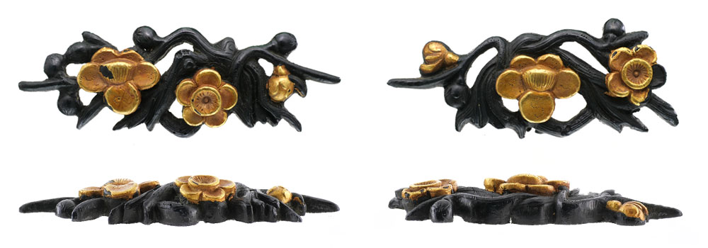 梅樹図（無銘・古金工） - あさひ刀剣