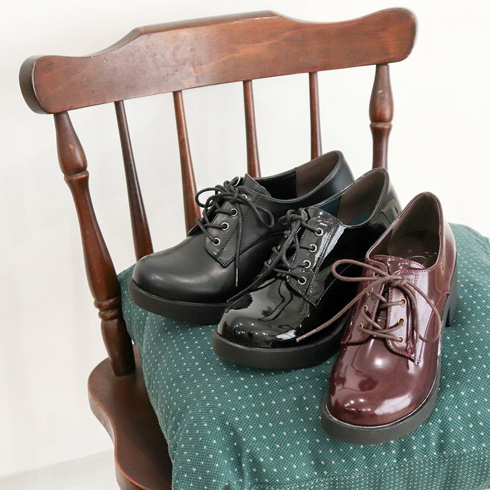 厚底レースアップシューズ（BY_8980441） | あしながおじさん